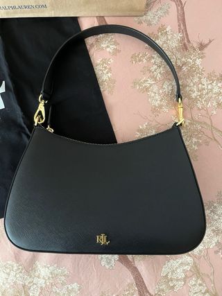 Bolso Piel Negro Polo Ralph Lauren