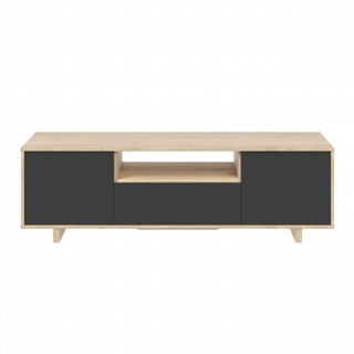 Mesa Tv Zaira 150 cm. Roble Canadian/Gris Antraci