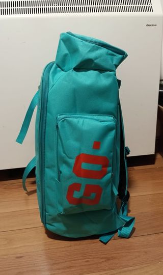 Mochila Duang Nylon Verde 60x30x20cm Precintada