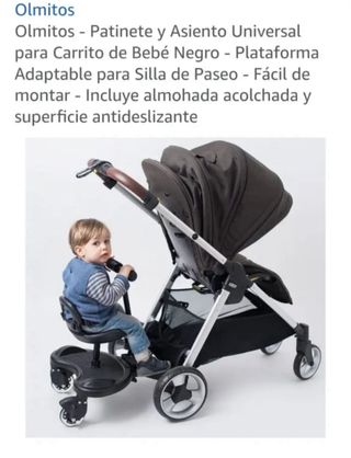Patinete y asiento universal para carrito