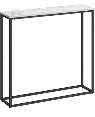 Mesa de entrada moderna madera y metal