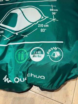 Tienda de campaña Quechua 2 Seconds 2 personas