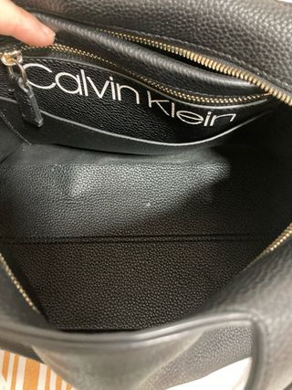 Bolso Calvin Klein Negro Piel sintetica