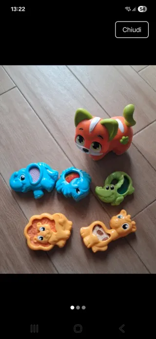 Gattino musicale e giochini tattili