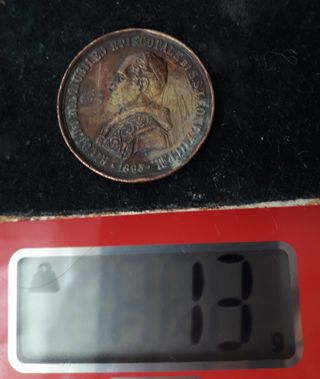 Medalla Papal Roma 1893