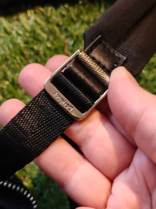 Mochila Desigual Negra Brillante