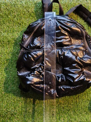 Mochila Desigual Negra Brillante