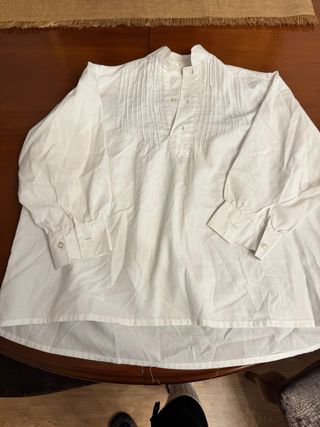 Camisa fallero blanca para niño de 8 años aprox