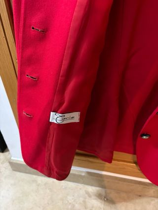 Chaqueta de vestir roja mujer