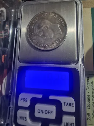 3 Monedas Rey Jorge VI no son de plata hay el prec