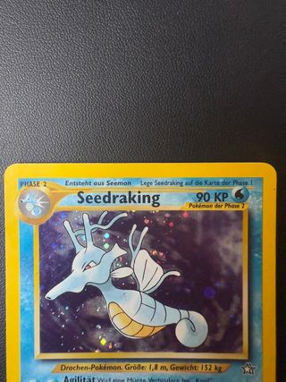 Pokémon Kingdra Neo Genesis 8/111 Holo Alemán