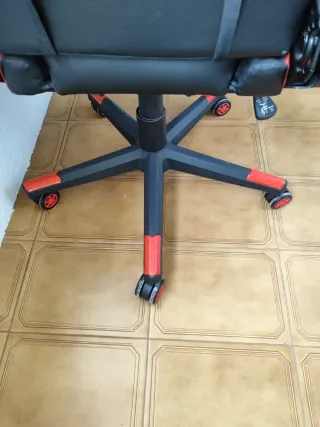 Silla Gamer Negra y Roja