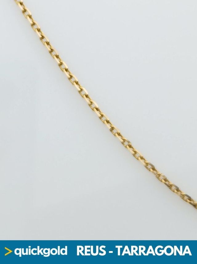 035-02-00402 CADENA  ORO 18K FORZADA 40.7CM