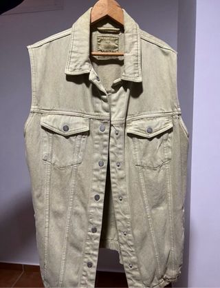 Chaleco Pull&Bear Verde Oliva