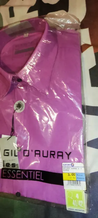 Camisa L GIL D'AURAY Rosa