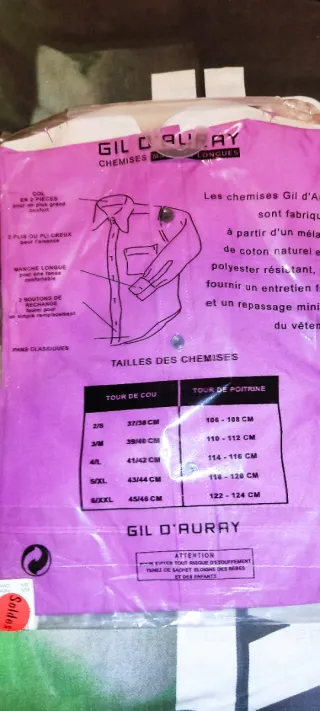 Camisa L GIL D'AURAY Rosa