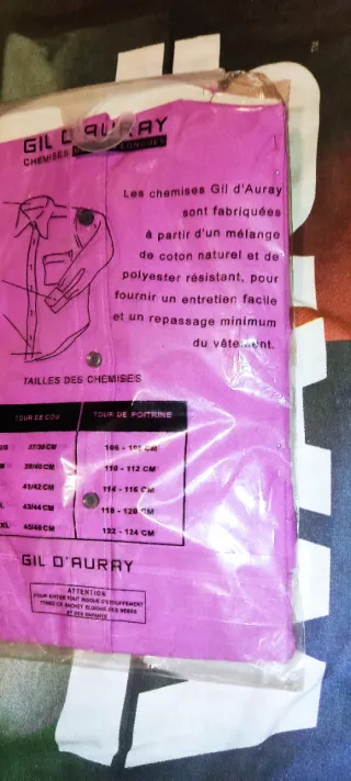 Camisa L GIL D'AURAY Rosa