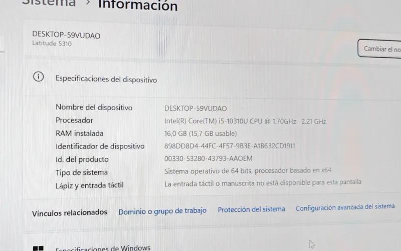 Dell Latitude i5 10th Gen afbeelding 2