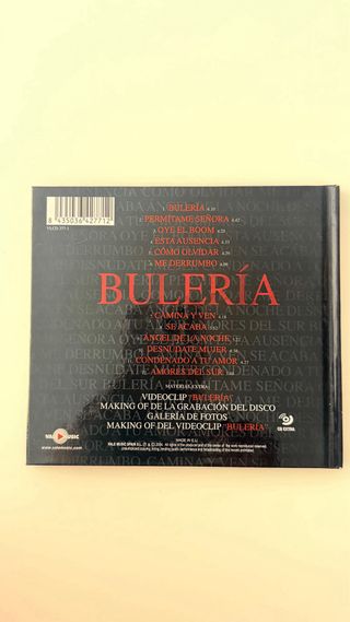 CD David Bisbal Bulería Edición Lujo