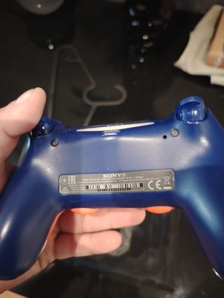 Mando PS4 Naranja y Azul