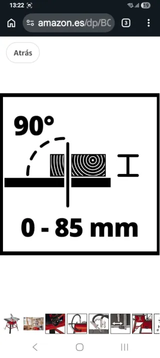 Sierra de banco poco uso