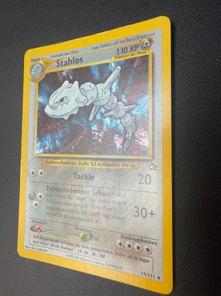Pokémon Steelix Neo Genesis 15/111 Holo Alemán