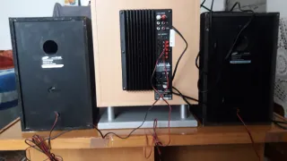 Bombo Samsung con altavoces