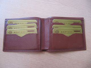 Cartera de Piel Ubrique Marrón