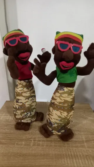 2 Peluches Rastafari Divertidos