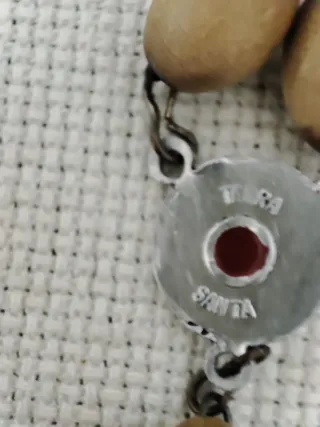 Rosario de madera de olivo de Jerusalén