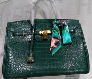 Bolso Verde Cocodrilo