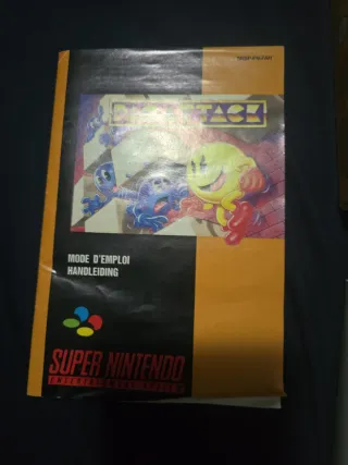Pac-Attack Super Nintendo Caja y Manual