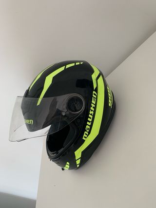 Chaqueta Moto Negra y Flúor