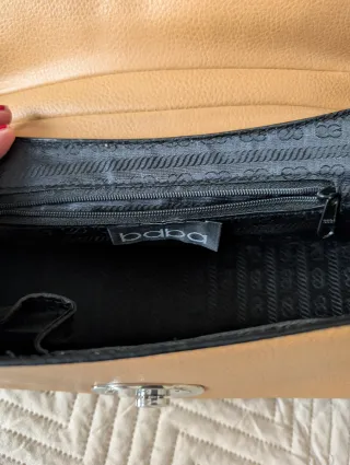 Bolso BDBA Beige con Tachuelas y Flecos