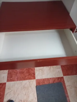 Cajonera interior armario madera