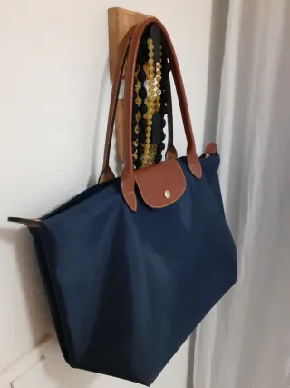 Bolso Longchamp Mediano Azul Marino
