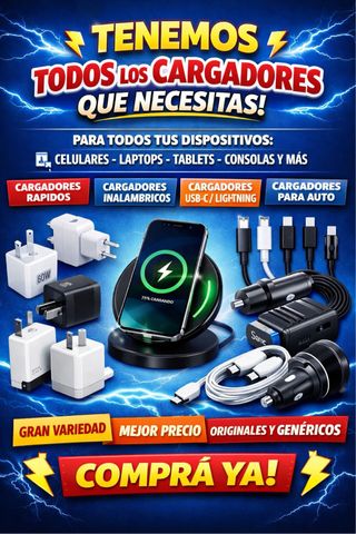 Cargadores para todo tipo de dispositivos