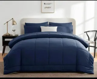 Edredón Cama Acolchado para camas 160/180 azul