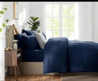 Edredón Cama Acolchado para camas 160/180 azul