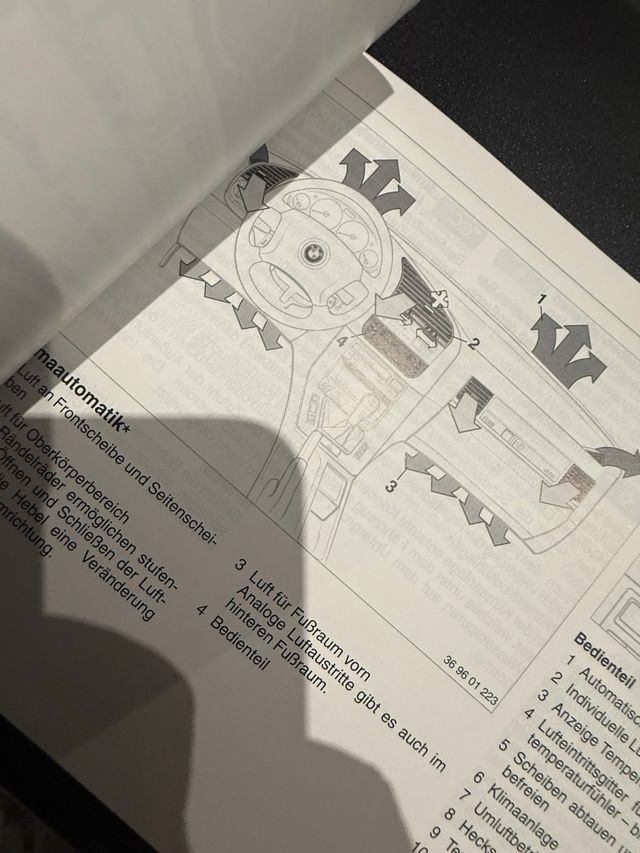 Manual instrucciones BMW e36