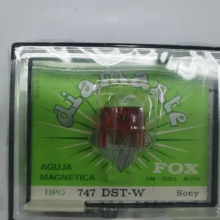 Aguja Tocadiscos Sony 747 DST-W Roja