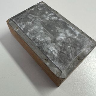 Cliché de imprenta antiguo