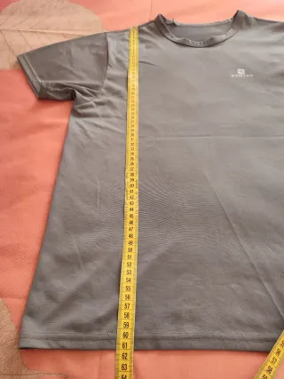 Camiseta Domyos Hombre Gris Deportiva