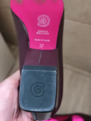 Zapatos charol URSULA MASCARO  burdeos