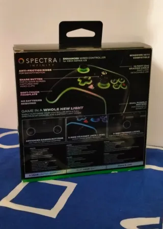 Mando Xbox PowerA Spectra Infinity Negro