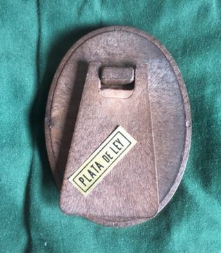 Marco Plata de Ley Ovalado