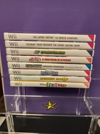 Pack 8 juegos Wii + 2 Nunchuks