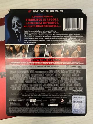 Scream 3 Steelbook 4K
