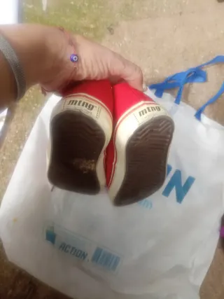 Zapatillas Mustang Chica rojas talla 38