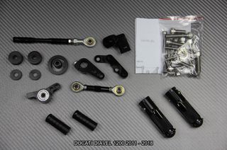 Estriberas retrasadas DUCATI DIAVEL 1200 2011 2018